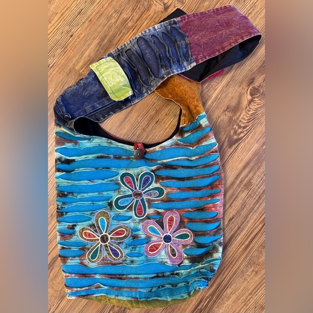 India Boutique Hobo Patchwork Hippie Boho Slouchy  Shoulder Bag